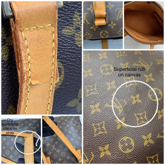 Authentic LOUIS VUITTON Monogram Cabas Mezzo Tote Shoulder Bag - Picture 12 of 16